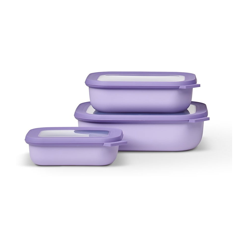 Élelmiszertartó doboz szett 3 db-os Vivid lilac – Mepal