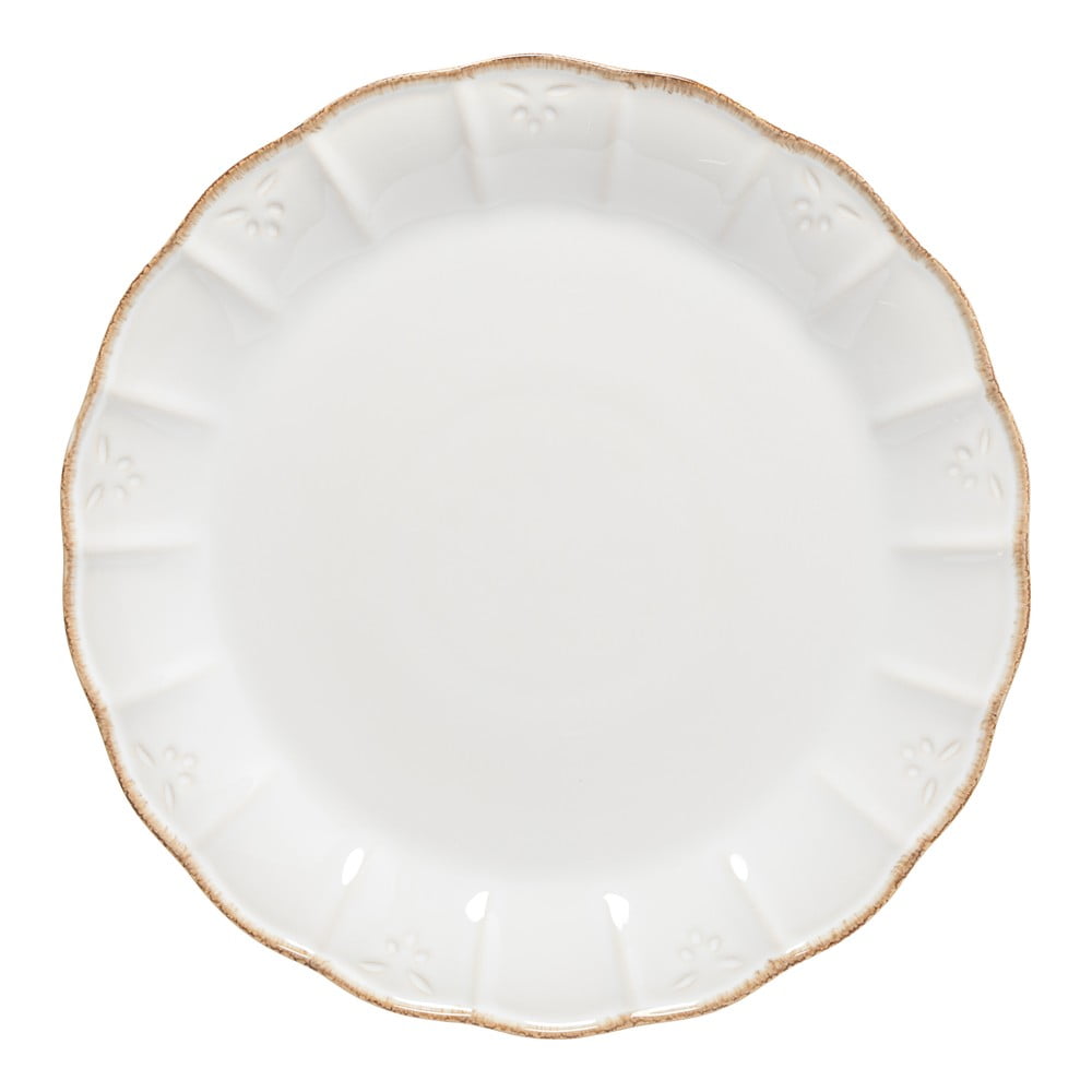 Fehér agyagkerámia szervírozó tányér, ⌀ 34 cm - Casafina