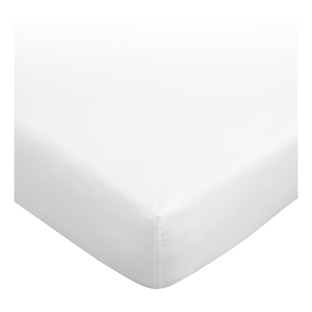 Fehér gumis egyiptomi pamut lepedő 90x190 cm – Bianca