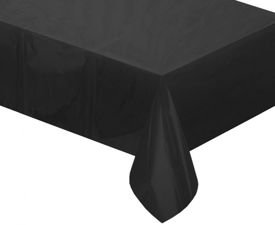 Fekete Matt fólia asztalterítő 137x183 cm