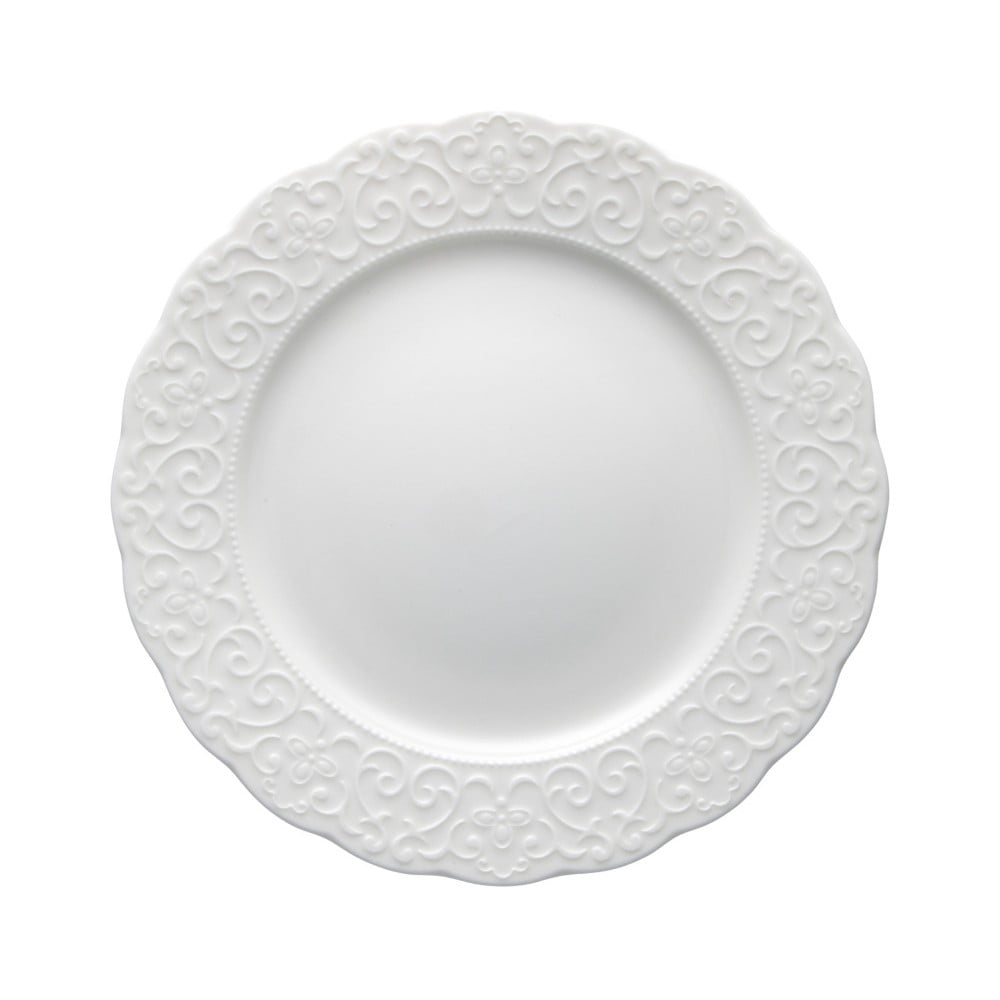 Gran Gala fehér porcelántényér, ⌀ 21 cm - Brandani