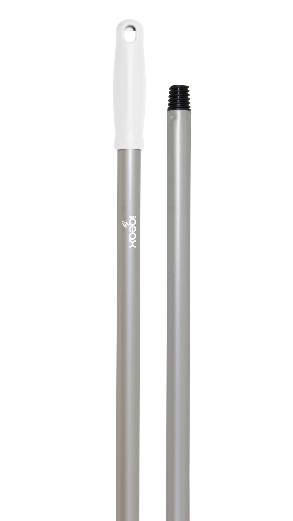 Igeax Aluminium nyél menetes 140cm-es 23,5 mm vastag fehér