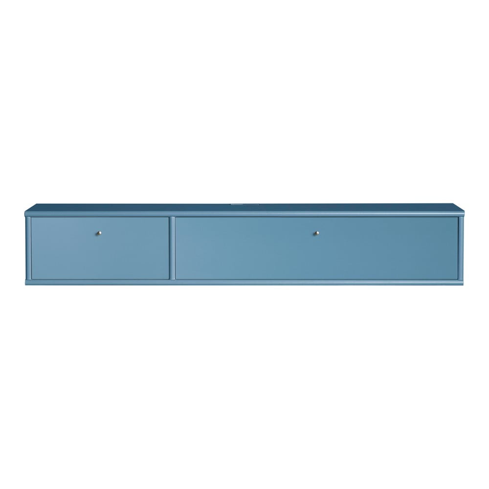 Kék TV-állvány 136x22 cm Mistral – Hammel Furniture