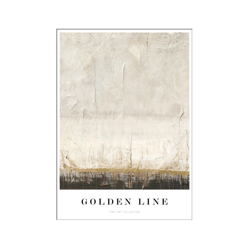 Keretezett poszter 52x72 cm Golden Line   – Malerifabrikken