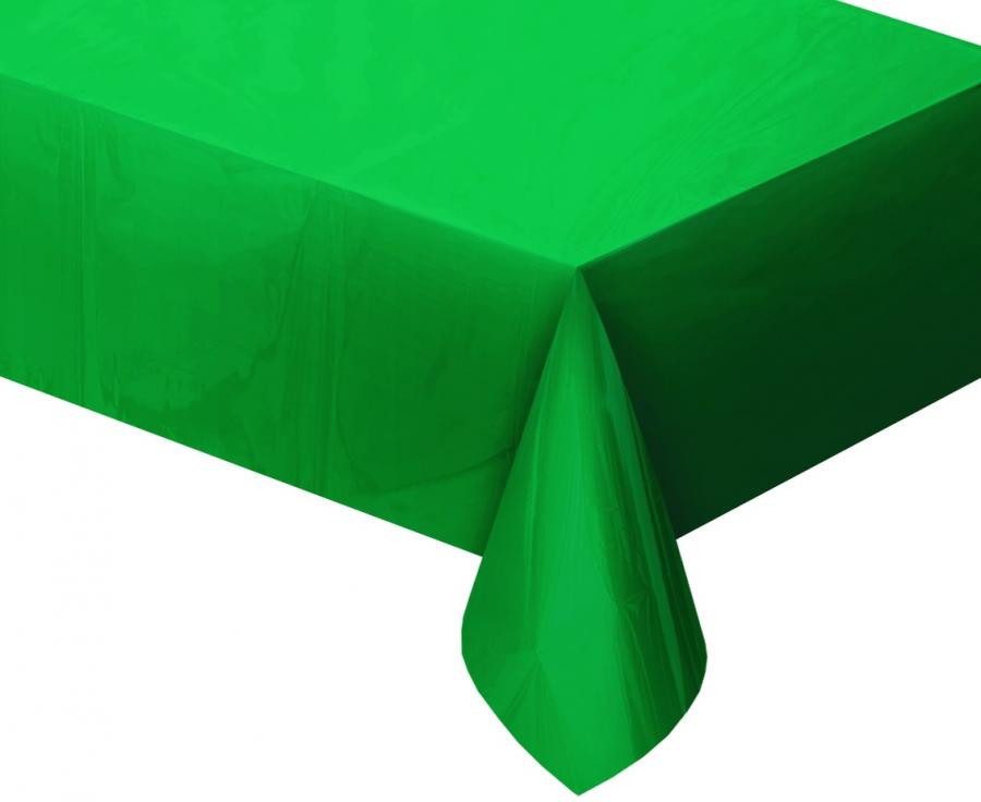 Zöld Metallic fólia asztalterítő 137x183 cm
