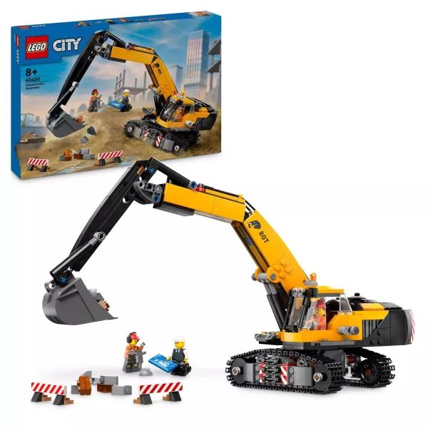 LEGO® City: Sárga markológép játék exkavátor 60420