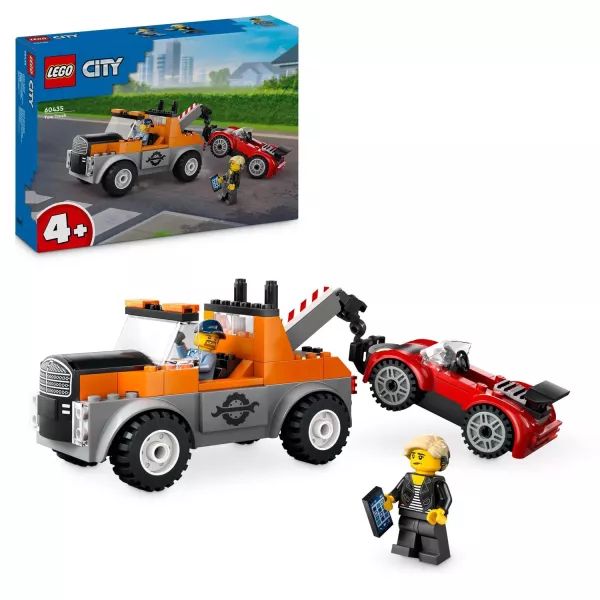 LEGO® CITY: Vontató és sportautószerviz 60435