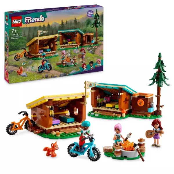LEGO® FRIENDS: Otthonos kabinok a kalandtáborban 42624