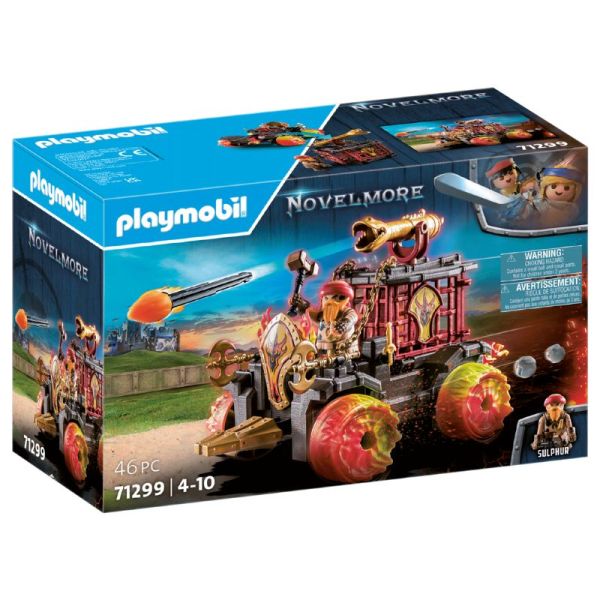 Playmobil: Novelmore - Burnham lovagok tüzes harckocsi 71299
