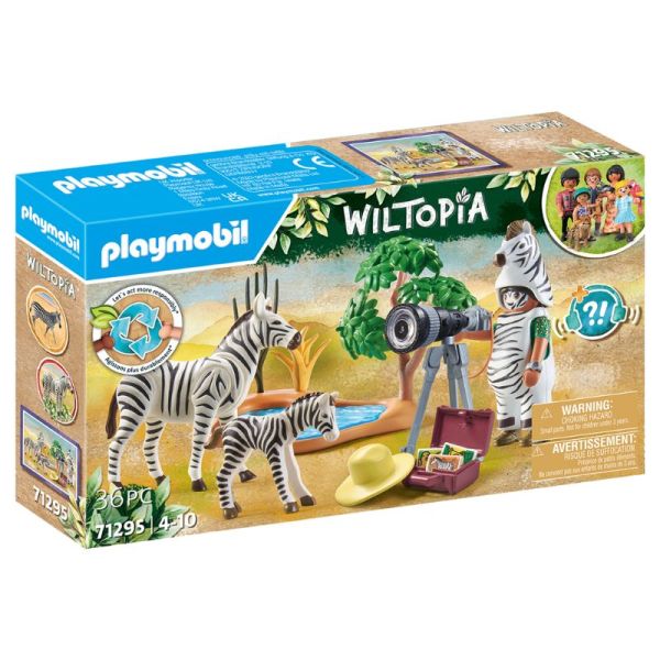 Playmobil Wiltopia: Állatfotózás zebrákkal 71295