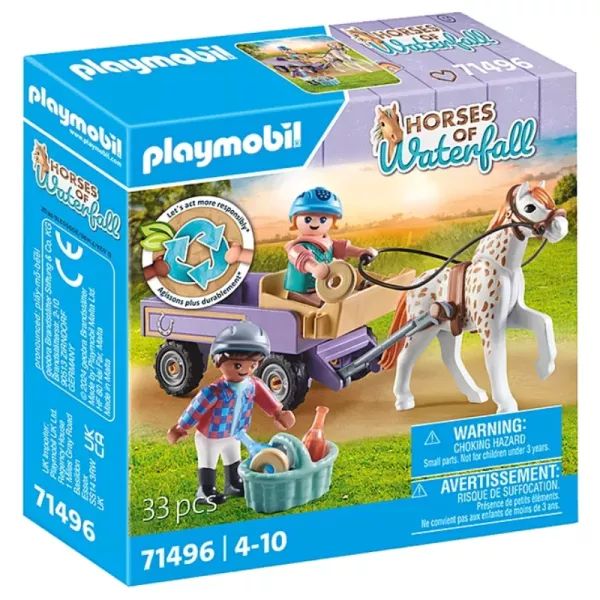 Playmobil: Lovaskocsi pónival 71496