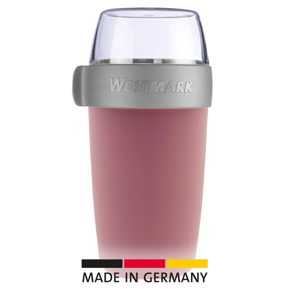 Westmark kétrészes uszonnás doboz, 700 ml, rózsaszín