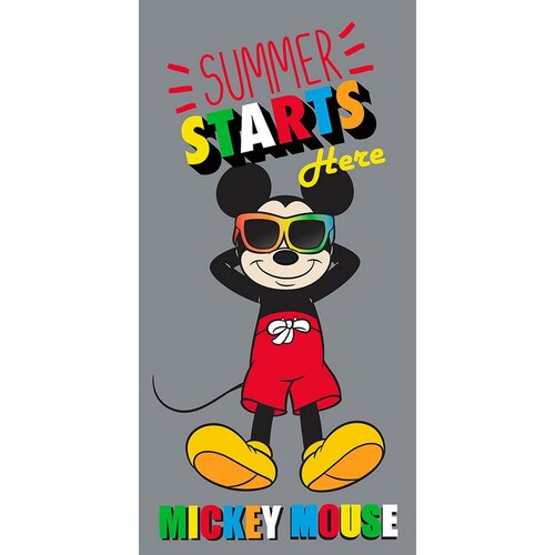 Mickey egér Kezdődik a nyár gyerek törölköző, 70 x 140 cm
