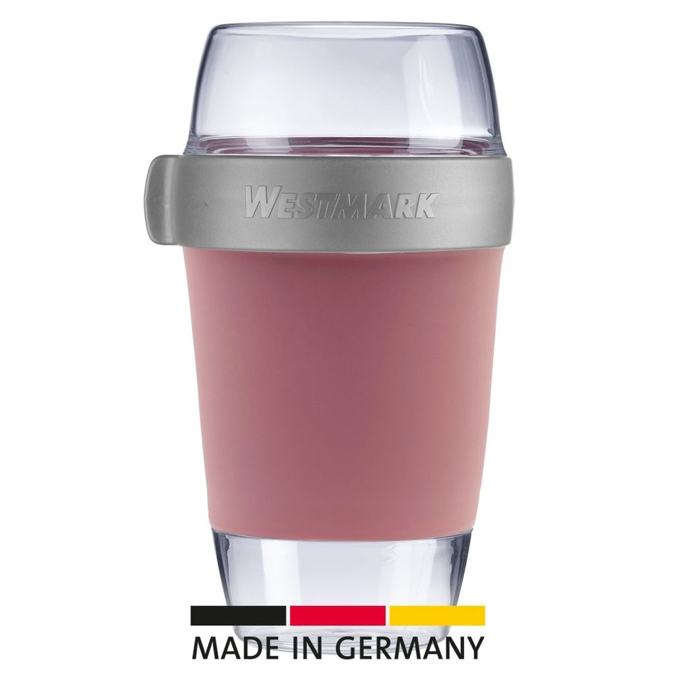 Westmark háromrészes ételtartó edény, 1150 ml, rózsaszín