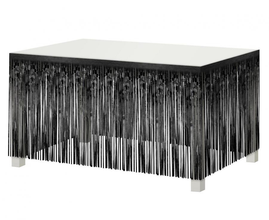 BandC Black, Fekete asztali dekoráció 300 cm