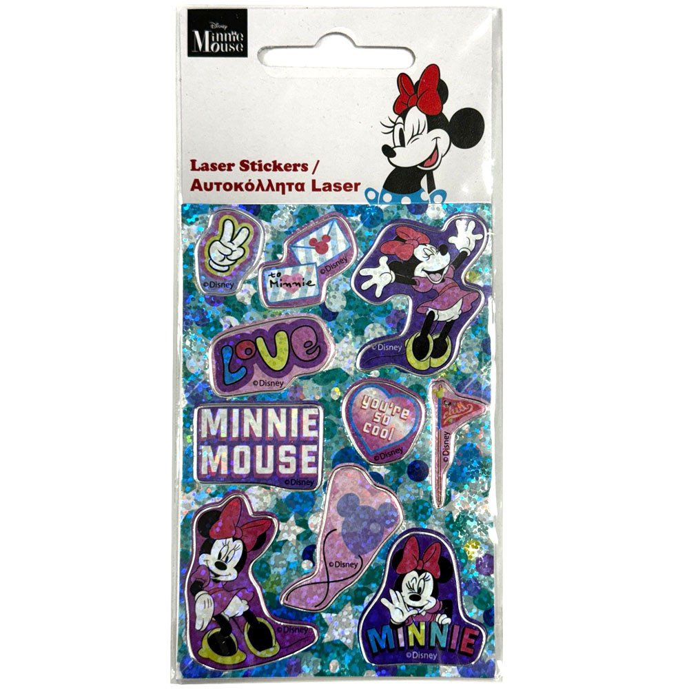 Disney Minnie hologrammos matrica szett