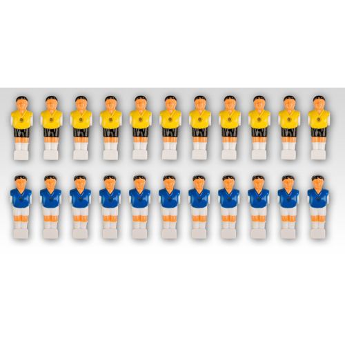 TUIN Tartalék játékosok asztali focihoz 22 db sárga/kék