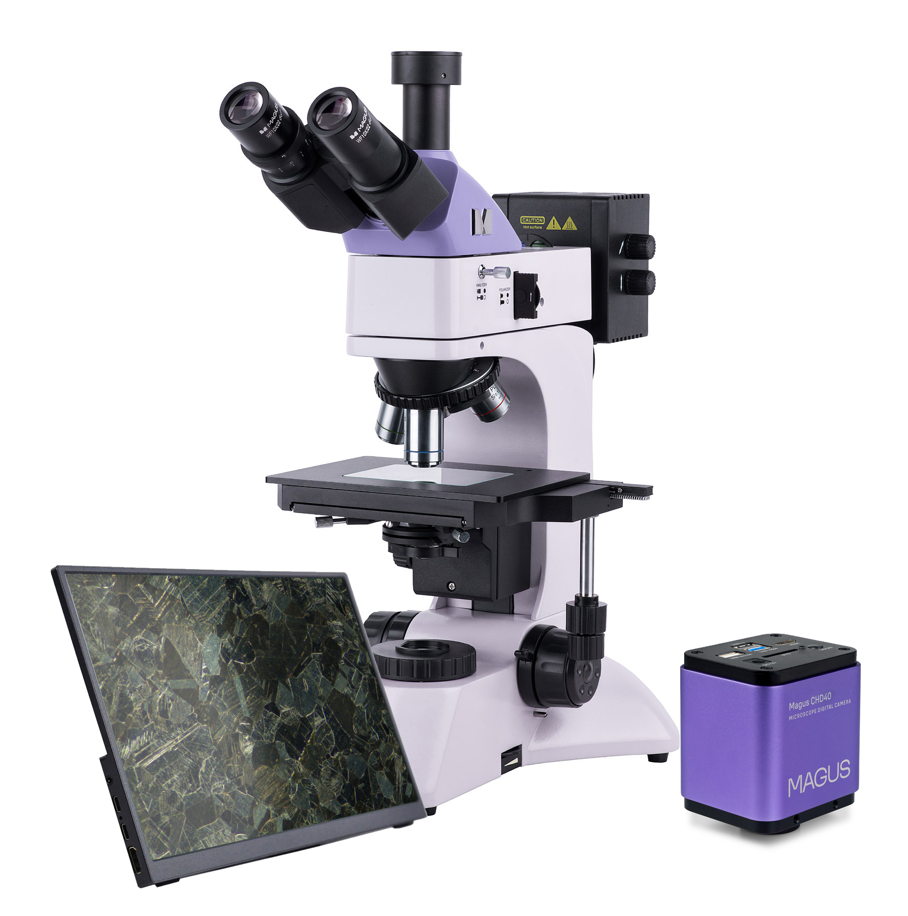 MAGUS Metal D600 BD LCD metallográfiai digitális mikroszkóp