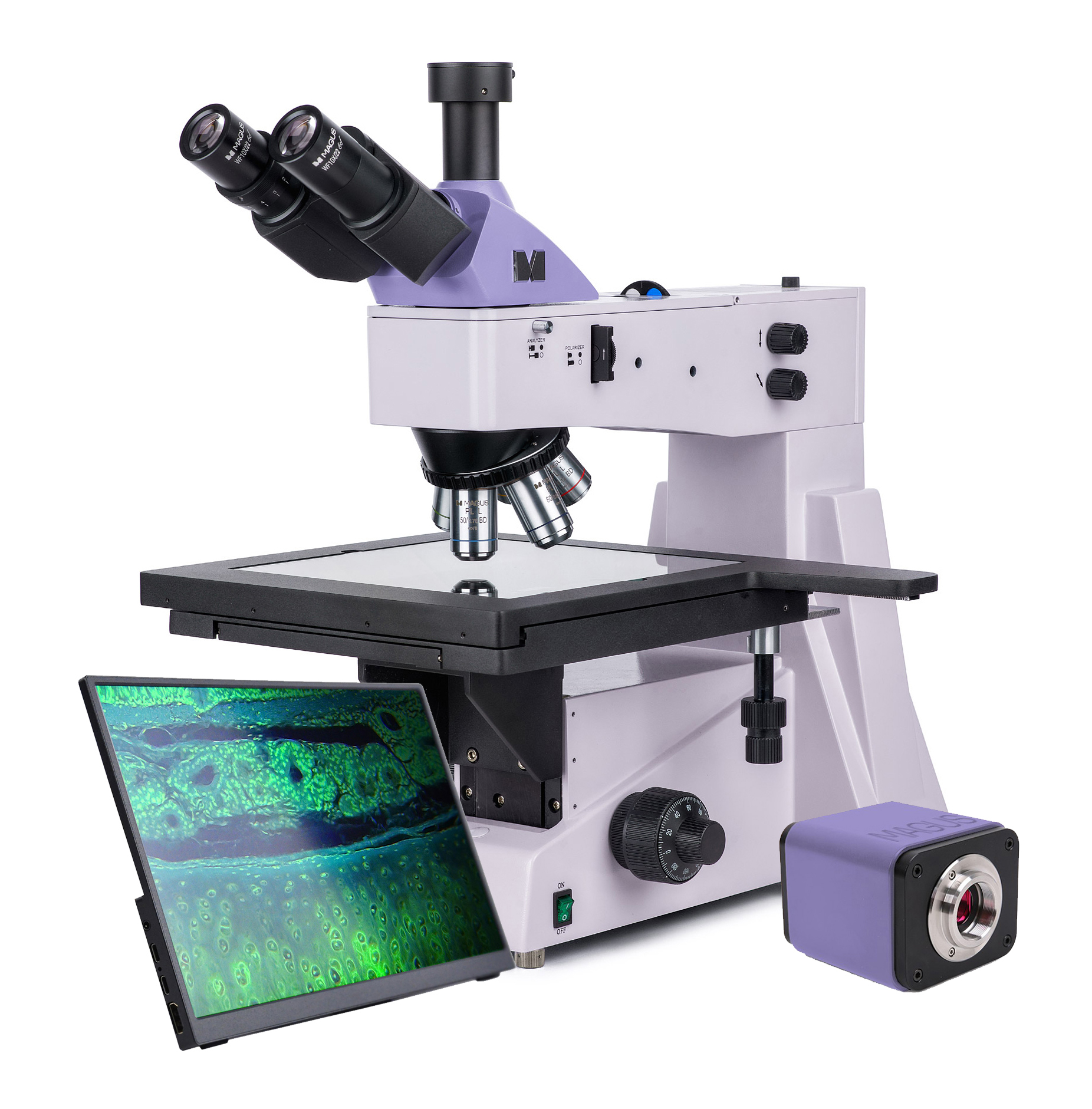 MAGUS Metal D650 BD LCD metallográfiai digitális mikroszkóp