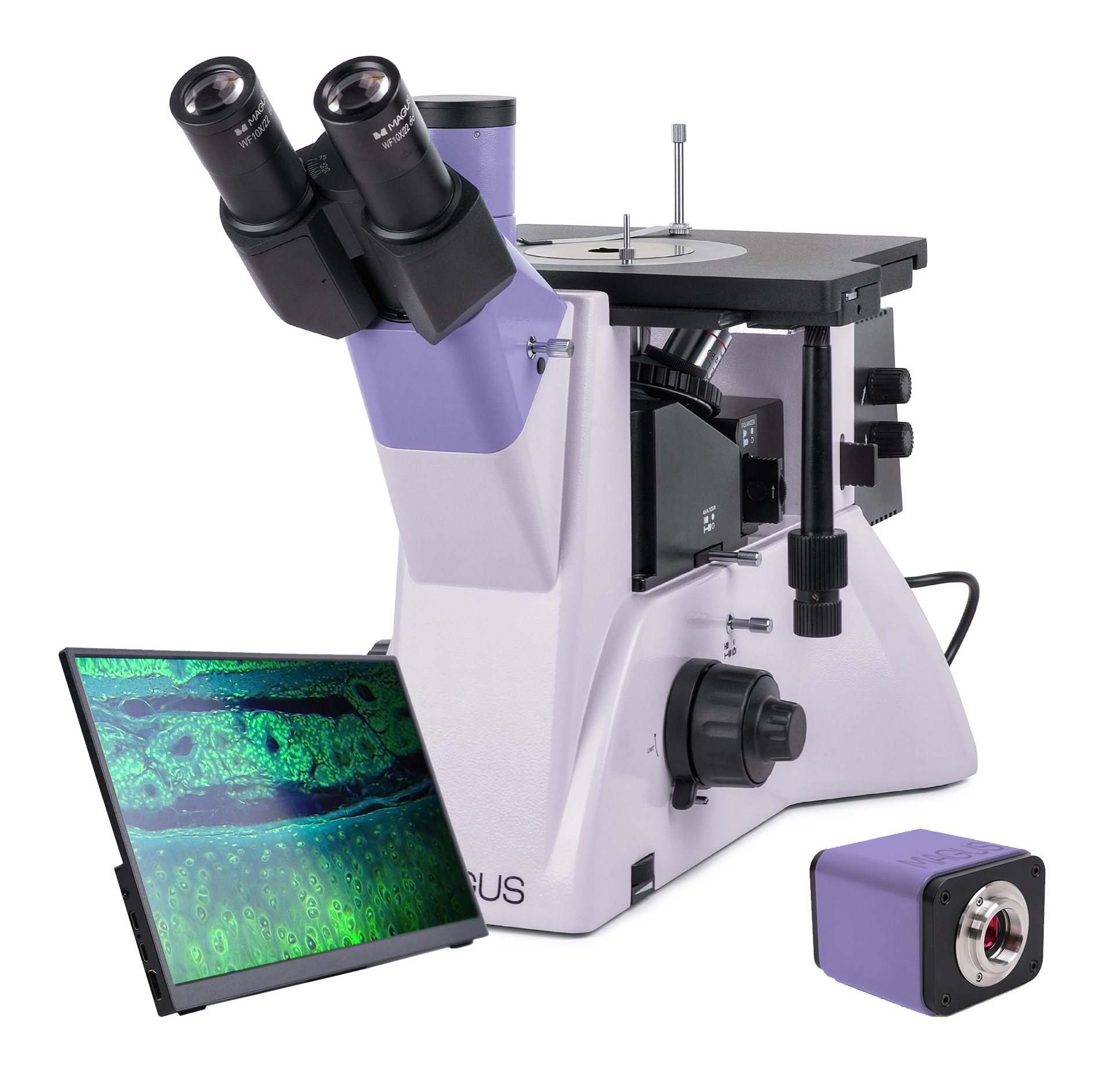 MAGUS Metal VD700 BD LCD metallográfiai fordított digitális mikroszkóp