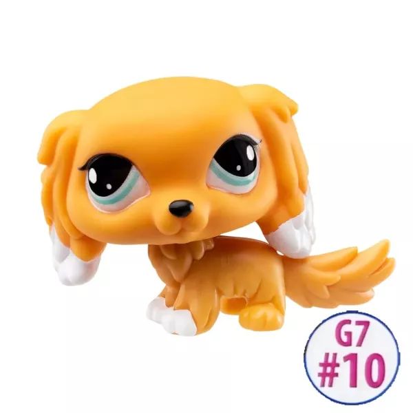 Littlest Pet Shop: Játékfigura #10 - Spániel