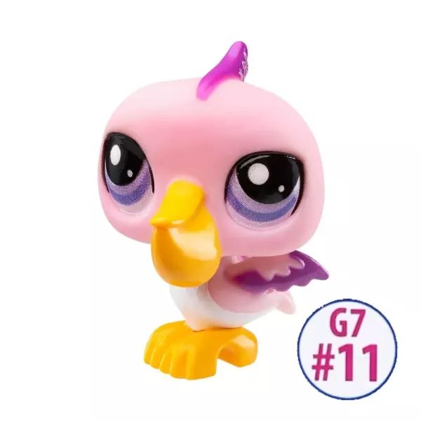 Littlest Pet Shop: Játékfigura #11 - Flamingó
