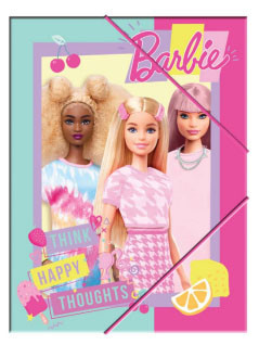 Barbie Happy Thoughts A/4 gumis mappa