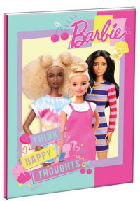 Barbie Happy Thoughts B/5 vonalas füzet 40 lapos
