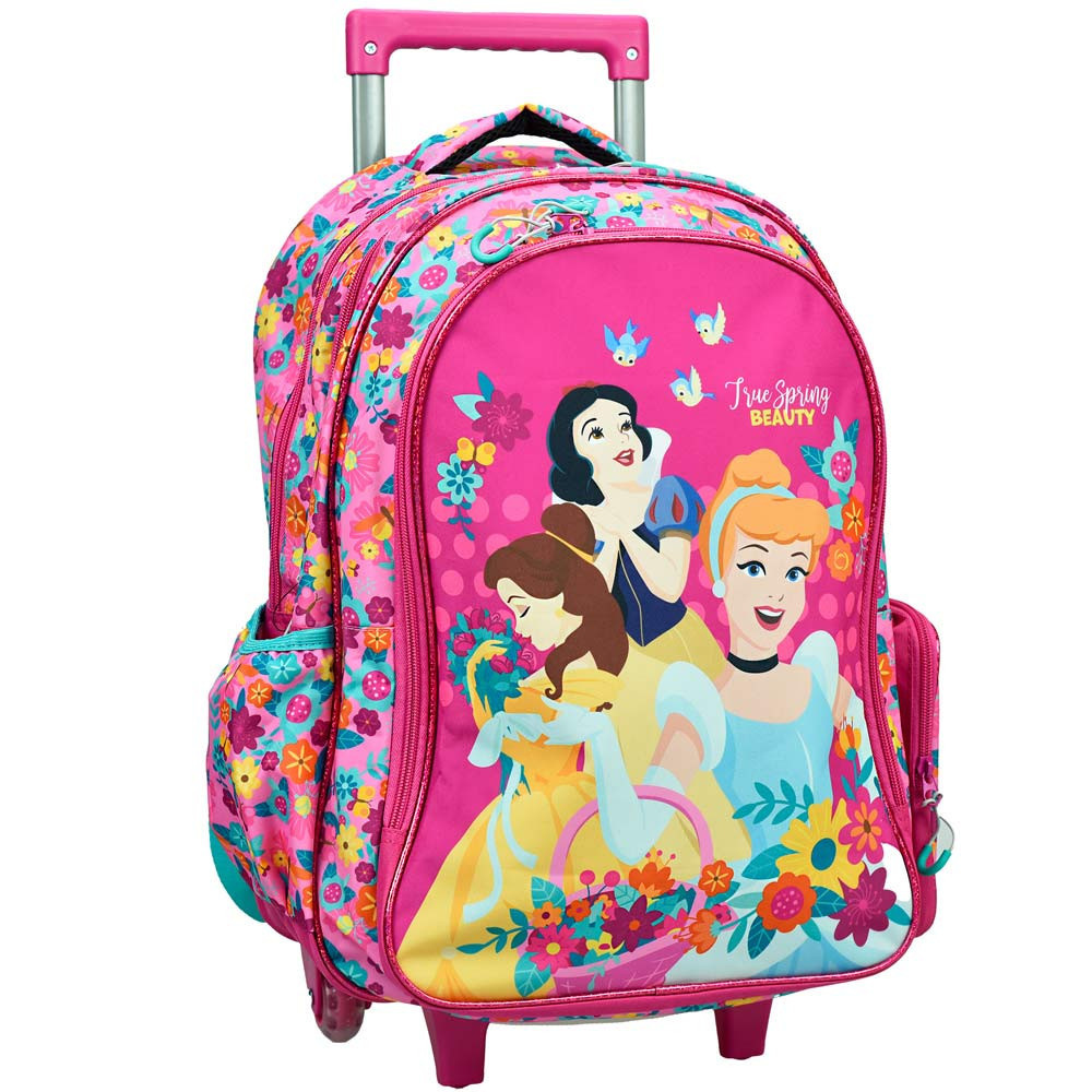 Disney Hercegnők Spring gurulós iskolatáska, táska 46 cm