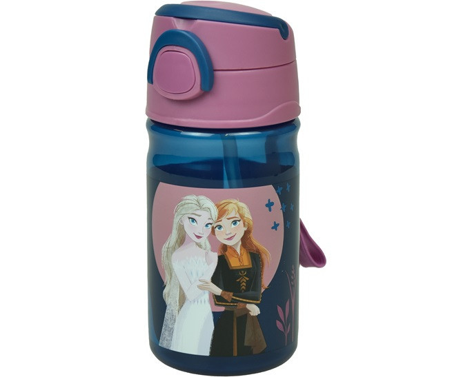 Disney Jégvarázs Sisters műanyag kulacs akasztóval 350 ml
