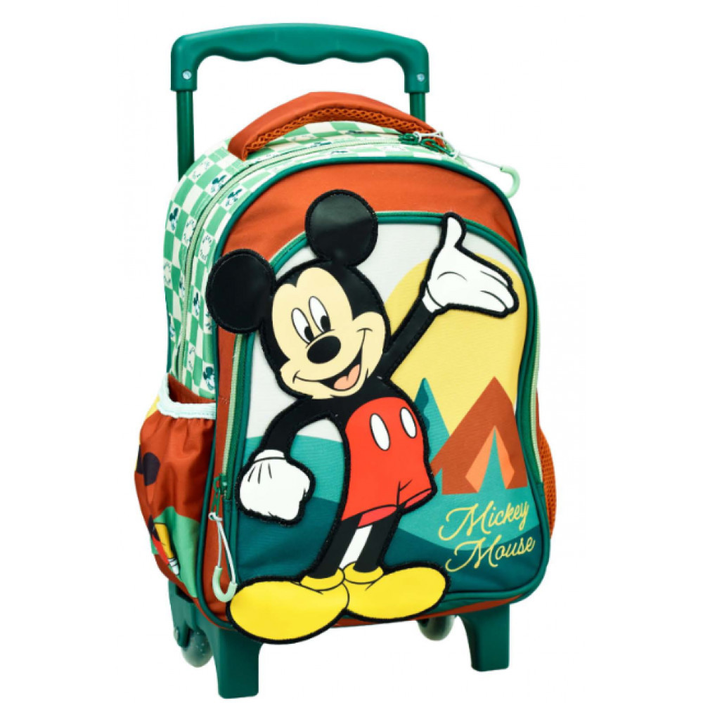 Disney Mickey Nature gurulós ovis hátizsák, táska 30 cm