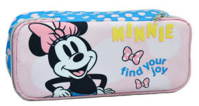 Disney Minnie Joy 2 rekeszes tolltartó 26 cm