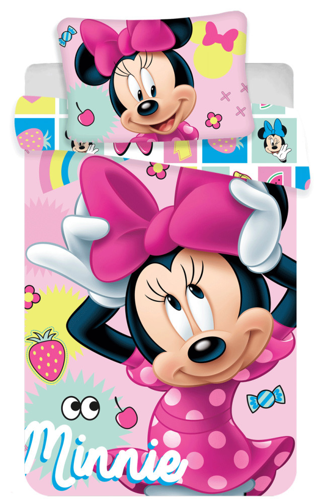 Disney Minnie Sweet gyerek ágyneműhuzat 100×135 cm, 40×60 cm