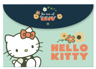 Hello Kitty Stay Sunny A/4 Irattartó tasak