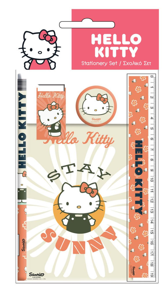 Hello Kitty Stay Sunny írószer szett 5 db-os