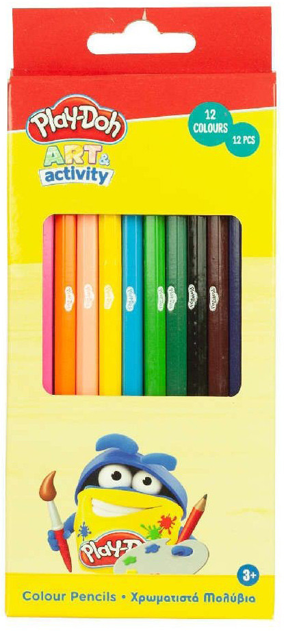 Play-Doh Art hatszögletű színes ceruza 12 db-os
