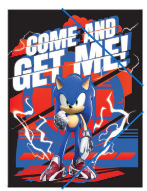 Sonic a sündisznó Get Me A/4 gumis mappa