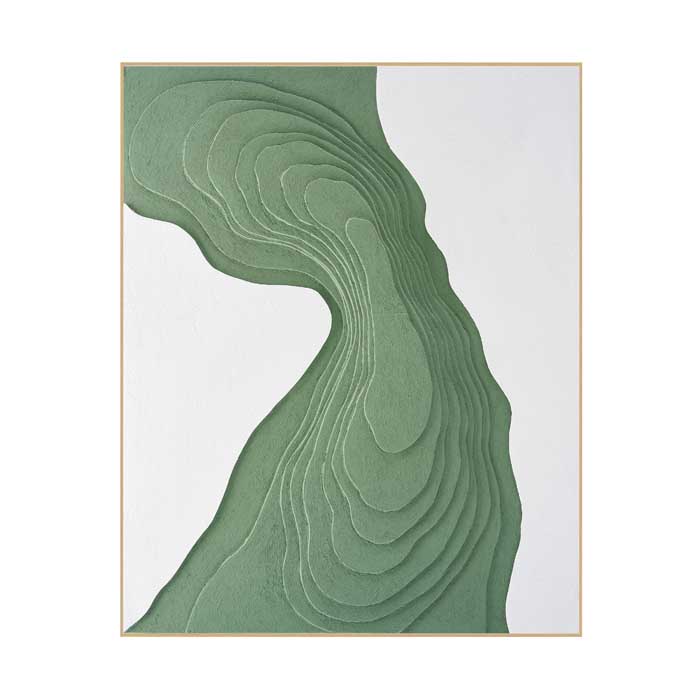 Zöld kanyon - kézzel festett olajfestmény