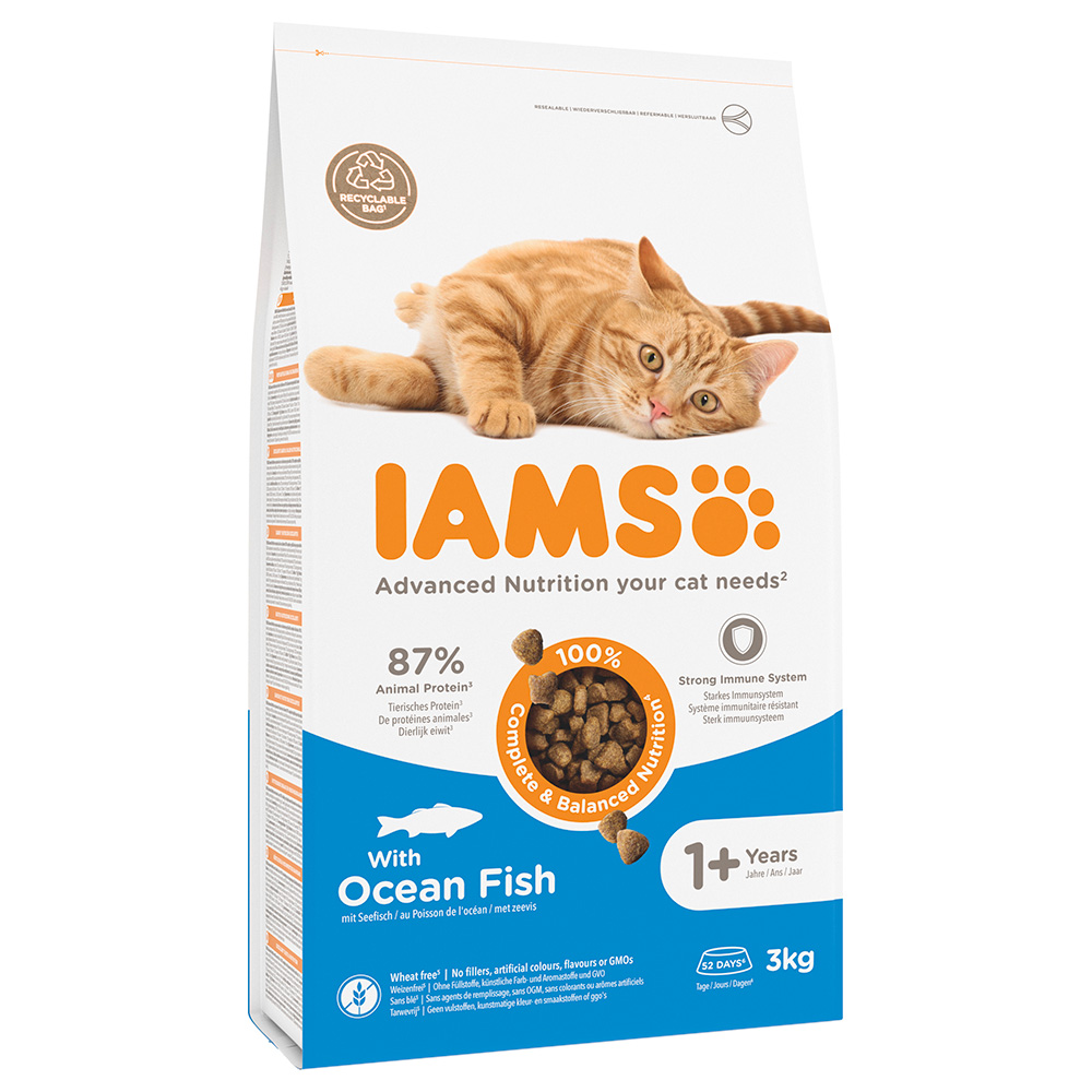 3kg IAMS Advanced Nutrition Adult Cat tengeri hal száraz macskatáp