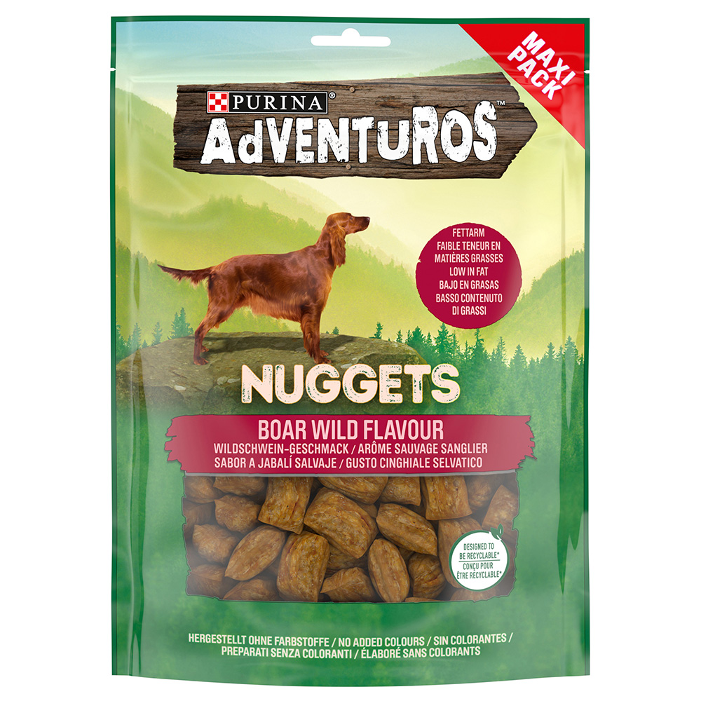 4x g PURINA Adventuros Nuggets kutyasnack 3+1 ingyen akcióban
