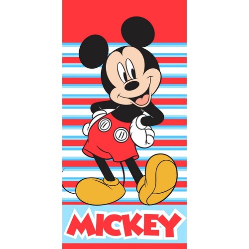 Mickey egér Mindig mosolyog gyerek törölköző, 70 x140 cm