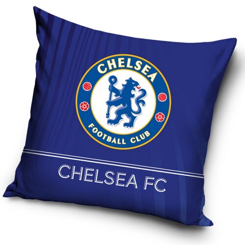 Chelsea FC Blue címer párnahuzat, 40 x 40 cm