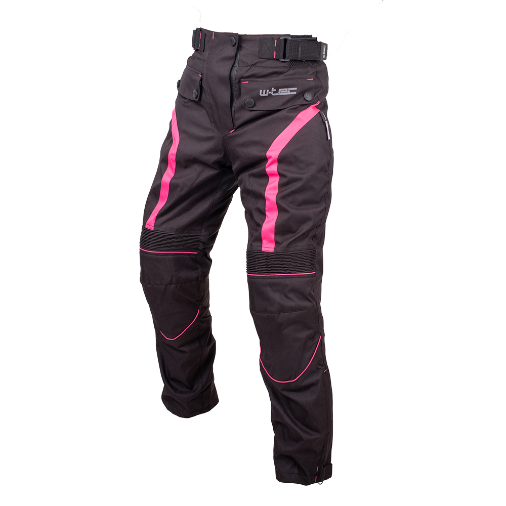 Női motoros nadrág W-TEC Durmanes Lady  XL  fekete-rózsaszín