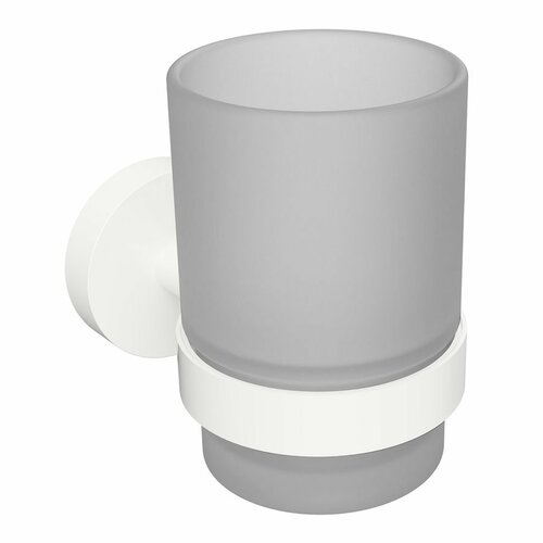 Sapho XR903W X-Round White pohár, tejüveg /fehér