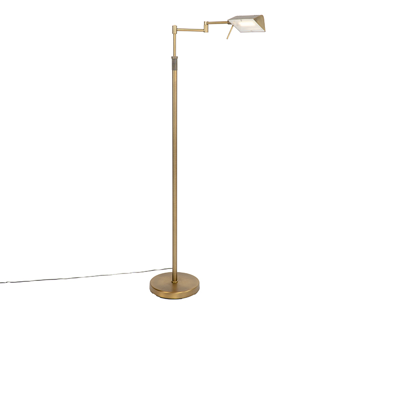 Dizájn állólámpa bronz, LED-del érintőképernyővel - Notia