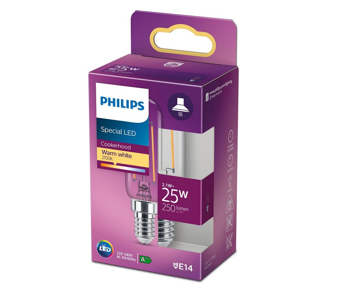 Philips LED Hűtőszekrény izzó VINTAGE Philips T25L E14/2,1W/230V 2700K 