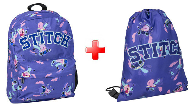 Disney Lilo és Stitch, A csillagkutya táska és tornazsák szett