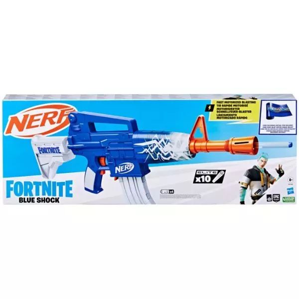 Nerf: Elite Fortnite Blue Shock szivacslövő fegyver