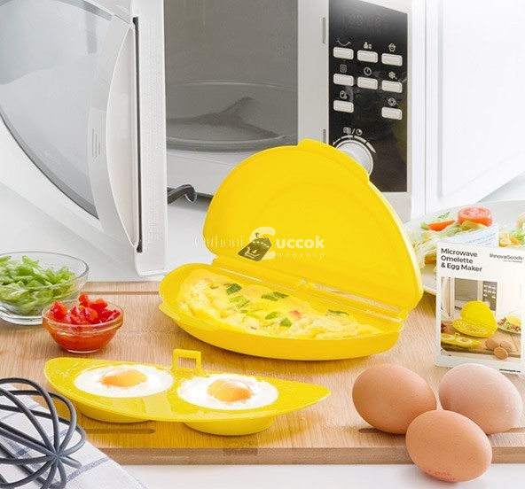 Omlett és tojáskészítő mikrohullámú sütőhöz