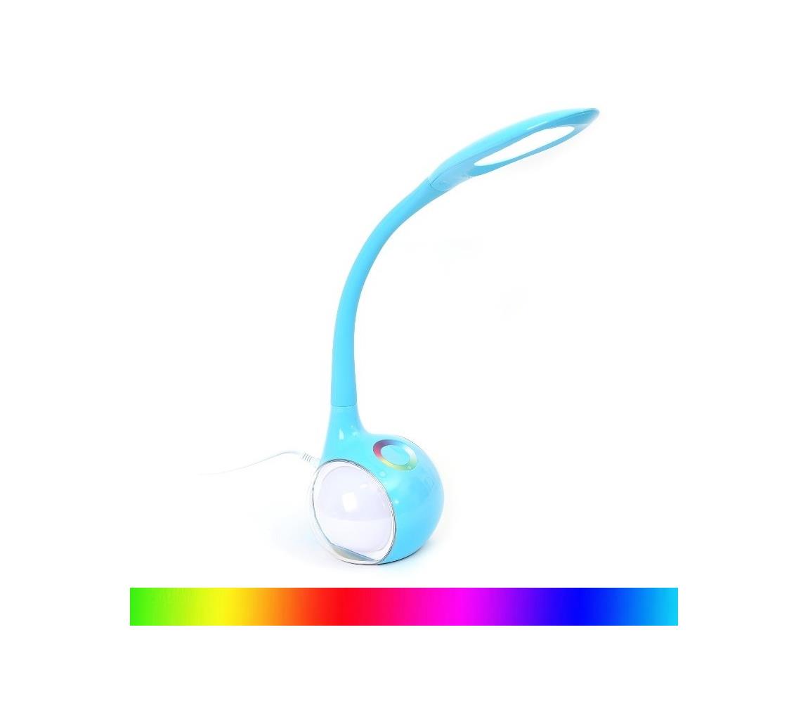  LED RGB Szabályozható asztali lámpa LED/7W/230V kék 
